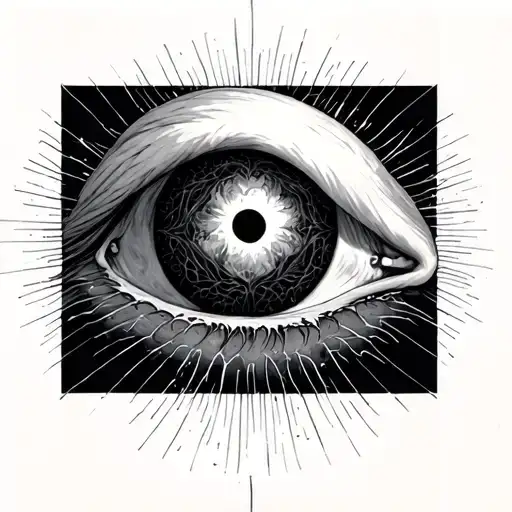 consciousness / perception tattoo design idea