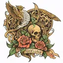 God plan tattoo design idea