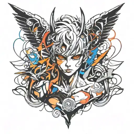 neo expressionism tattoo design idea