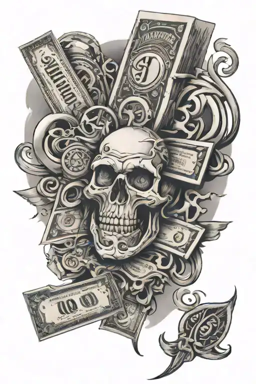 Money Maker tattoo design idea