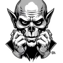 Captain Spaulding evil hear no evil speak tattoo design idea