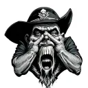 Captain Spaulding evil hear no evil speak tattoo design idea