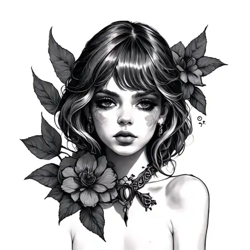 Femboy tattoo design idea