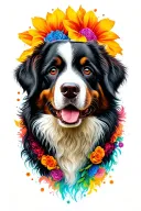 Bernese tattoo design idea