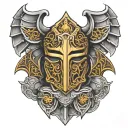 Armor of God tattoo design idea