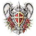 Armor of God tattoo design idea