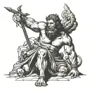 David Standing over goliath after he had just defeated him tattoo design idea