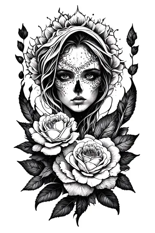 Dark tattoo design idea