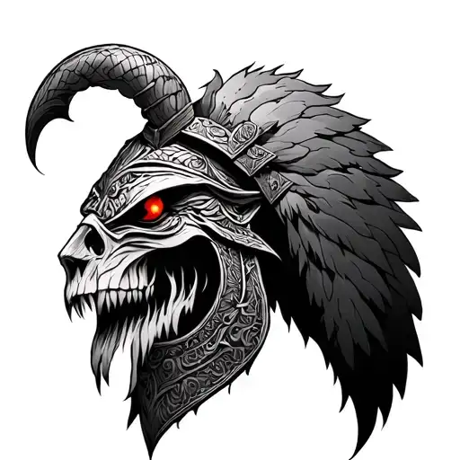 Valhalla tattoo design idea