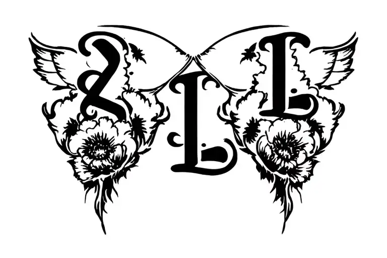 3 L's tattoo design idea