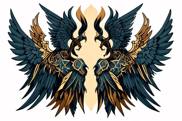 7 archangels shoulder tattoo tattoo design idea