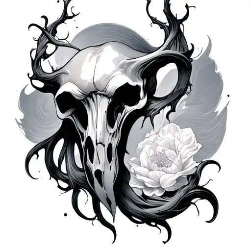 exposed vulva tattoo design idea