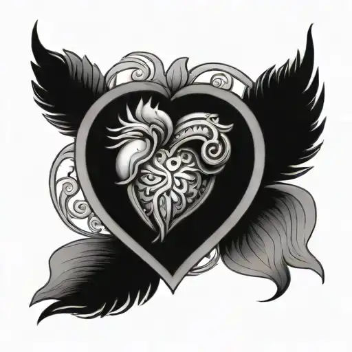 guard your heart tattoo design idea