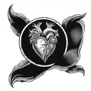 guard your heart tattoo design idea