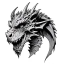 Gothic Gargoyle tattoo design idea