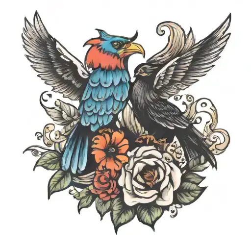 Netherlands and Germany friend tattoo   tattoo design idea