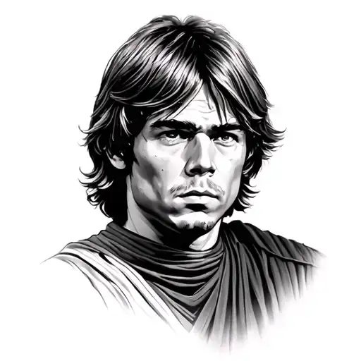 Luke Skywalker tattoo design idea