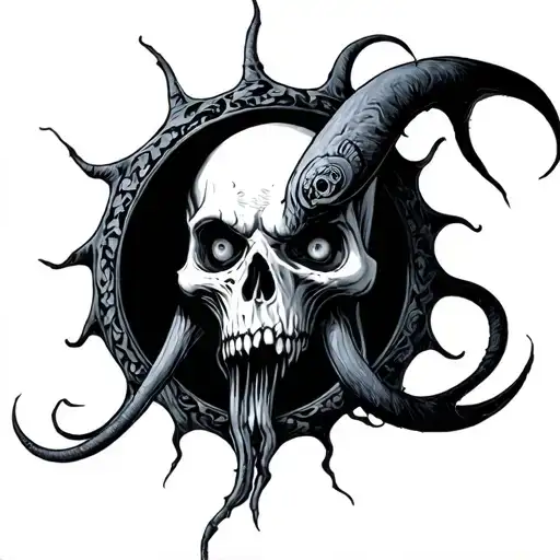 eldritch horror tattoo design idea