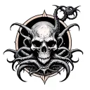 eldritch horror tattoo design idea