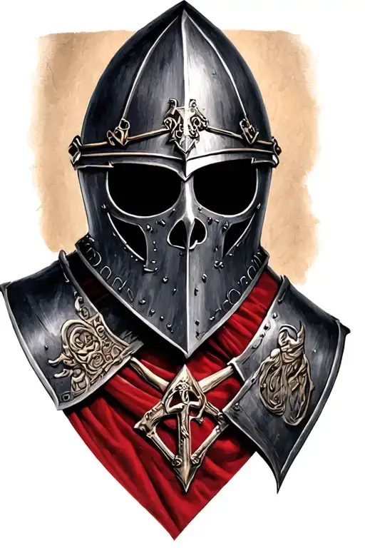 knights Templar tattoo design idea