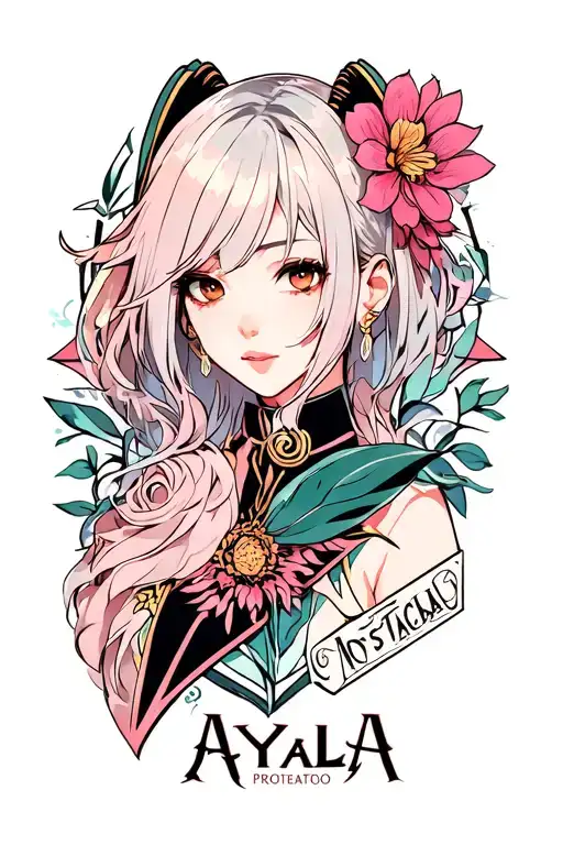 name of ayala tattoo design idea