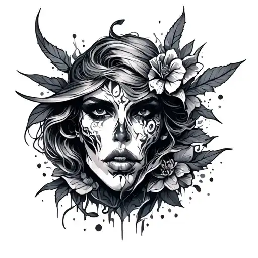 mighty and mystery  tattoo design idea