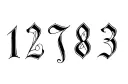 "12783" tattoo design idea