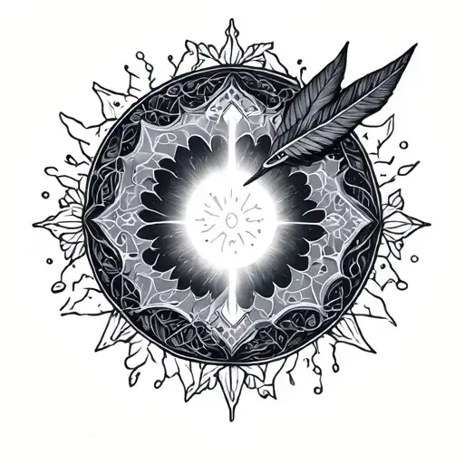 Winter Solstice tattoo design idea
