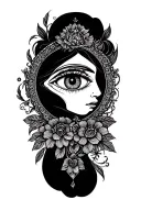 third eye tattoo design idea