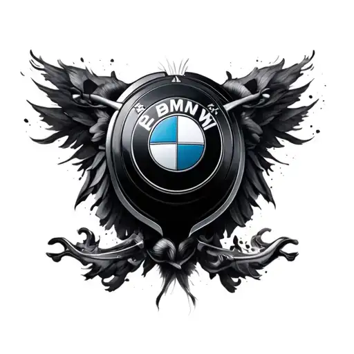 Bmw logo tattoo design idea