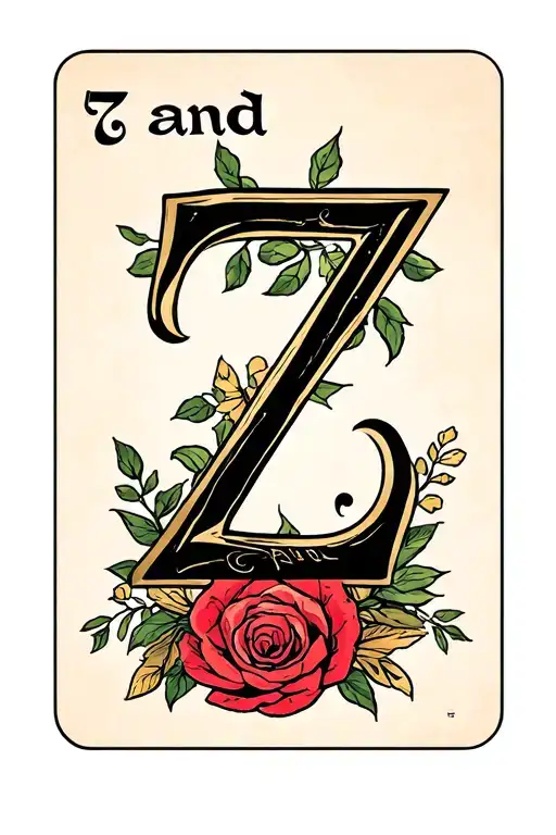 7 And 2 Card tattoo design idea