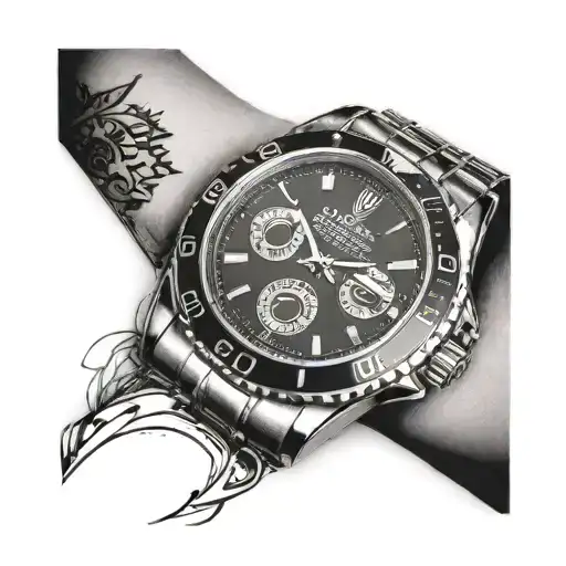 Rolex tattoo design idea