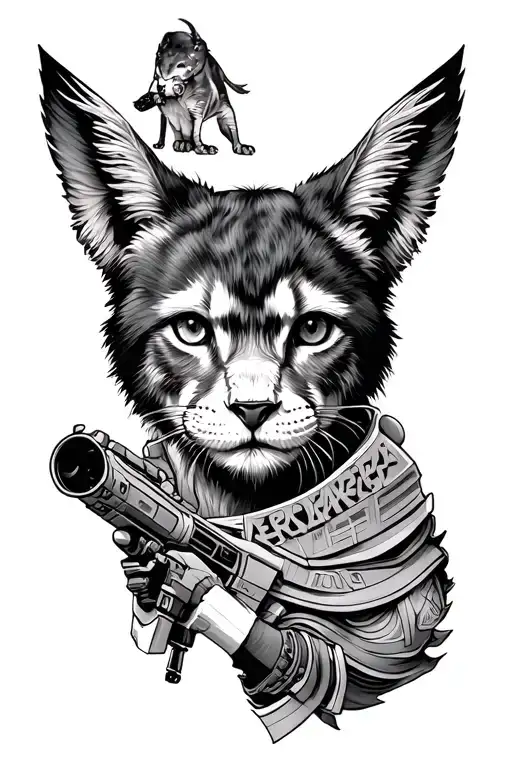 Star Wars and animals tattoo design idea