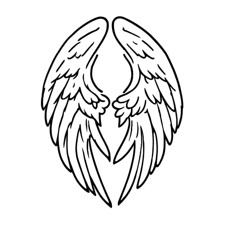 Angel Wings tattoo design idea