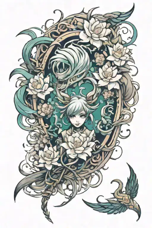 spirit blossom riven league of legends forearm tattoo tattoo design idea