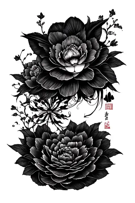 japanese style tattoo design idea