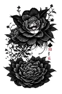 japanese style tattoo design idea