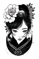japanese style tattoo design idea