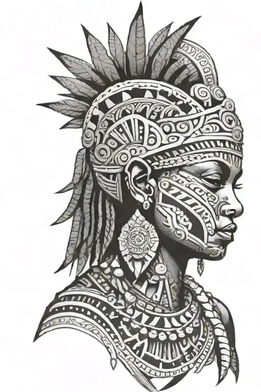 Haitian Tribal Tattoo tattoo design idea