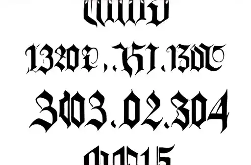 "1303.02.04
08:15" tattoo design idea