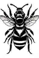 Bee tattoo design idea