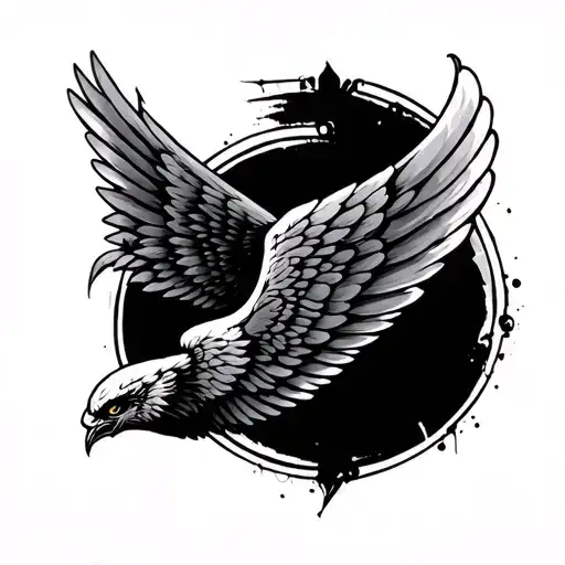 fourth wing tattoo design idea