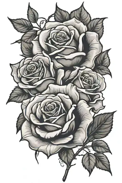 Rose with 999 whatever ill, whatever bad situation, whatever struggle you're going through and turning it into something tattoo design idea