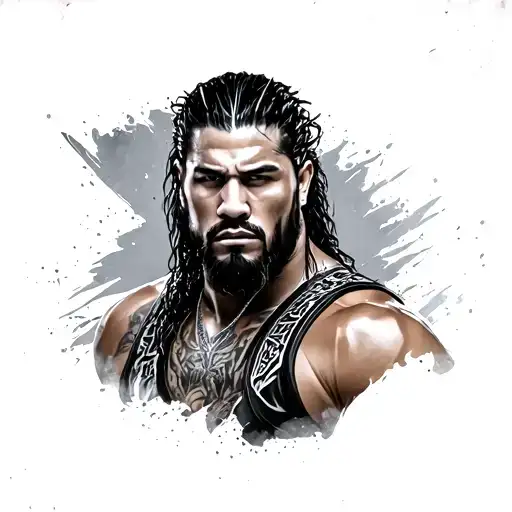 Roman Reigns tattoo design idea