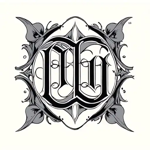 Two Word Ambigram Generator tattoo design idea