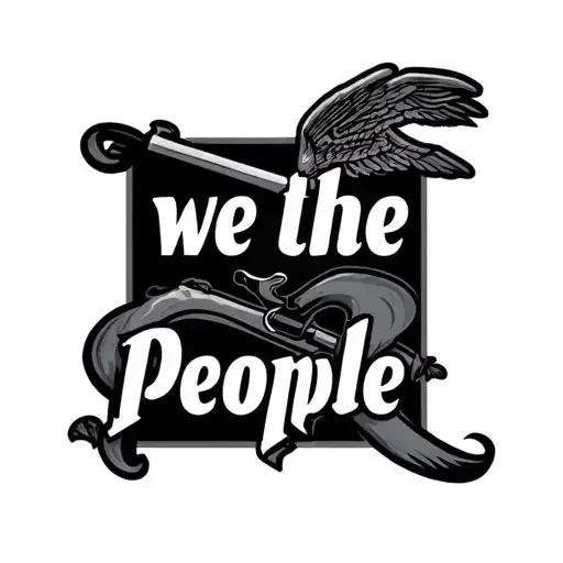 "we the people" 3 Percenter tattoo design idea