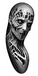 matrix code tattoo design idea