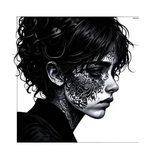 forever alone tattoo design idea