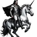 lord farquaad on a unicorn with a joint tattoo design tattoo design idea