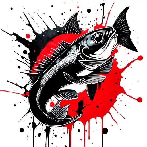 catfish tattoo tattoo design idea